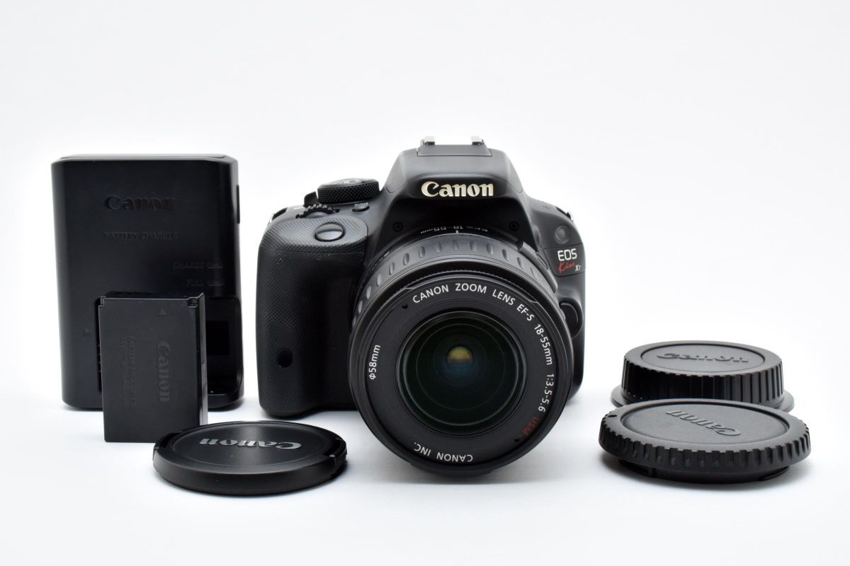 【大人気】 Canon キャノン EOS Kiss X7 レンズセット デジタル一眼カメラ #2644