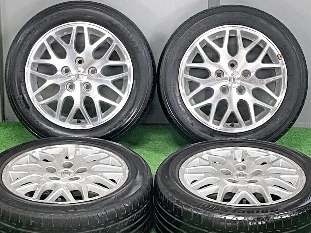 【希少！！】トヨタ 17クラウン 純正 16in 6.5J +50 7.5J +55 PCD114.3 JZS171 メッシュ クラウンアスリートV 純正戻し 交換用等 即納可能