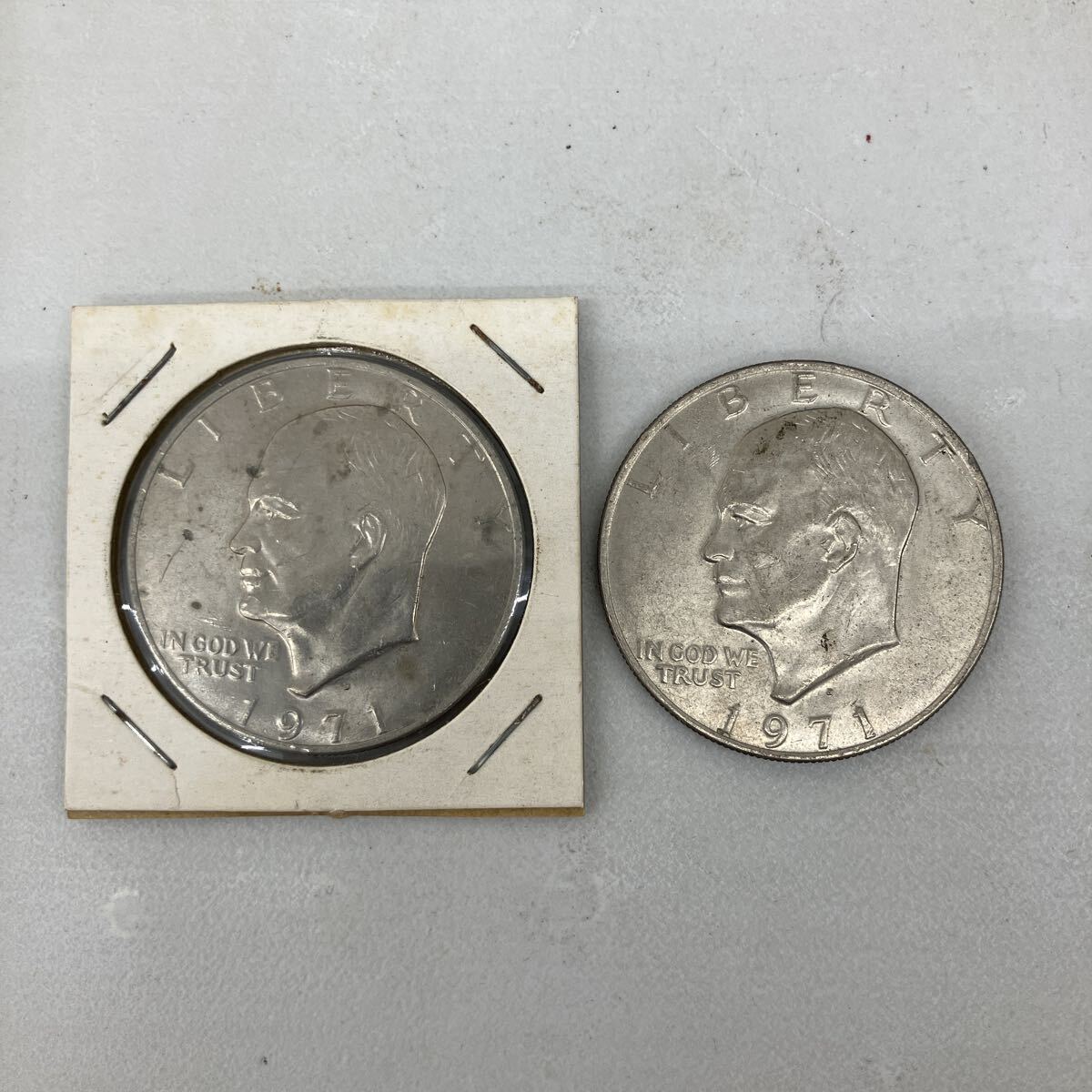 アメリカ銀貨 アンティークコイン 銀貨 コイン 硬貨 古銭　1ドル　 2枚セット【8376】