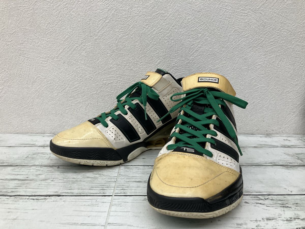 adidas アディダス TS BOUNCE COMMANDER 3 ホワイト×ブラック サイズ：28.0㎝