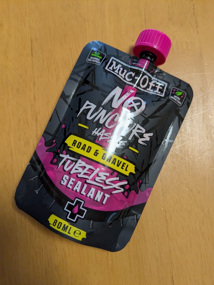 80ml 正規品　Muc-Off　No Puncture Hassle Road & Gravel マックオフ　チューブレスシーラント　ロード＆グラベル用