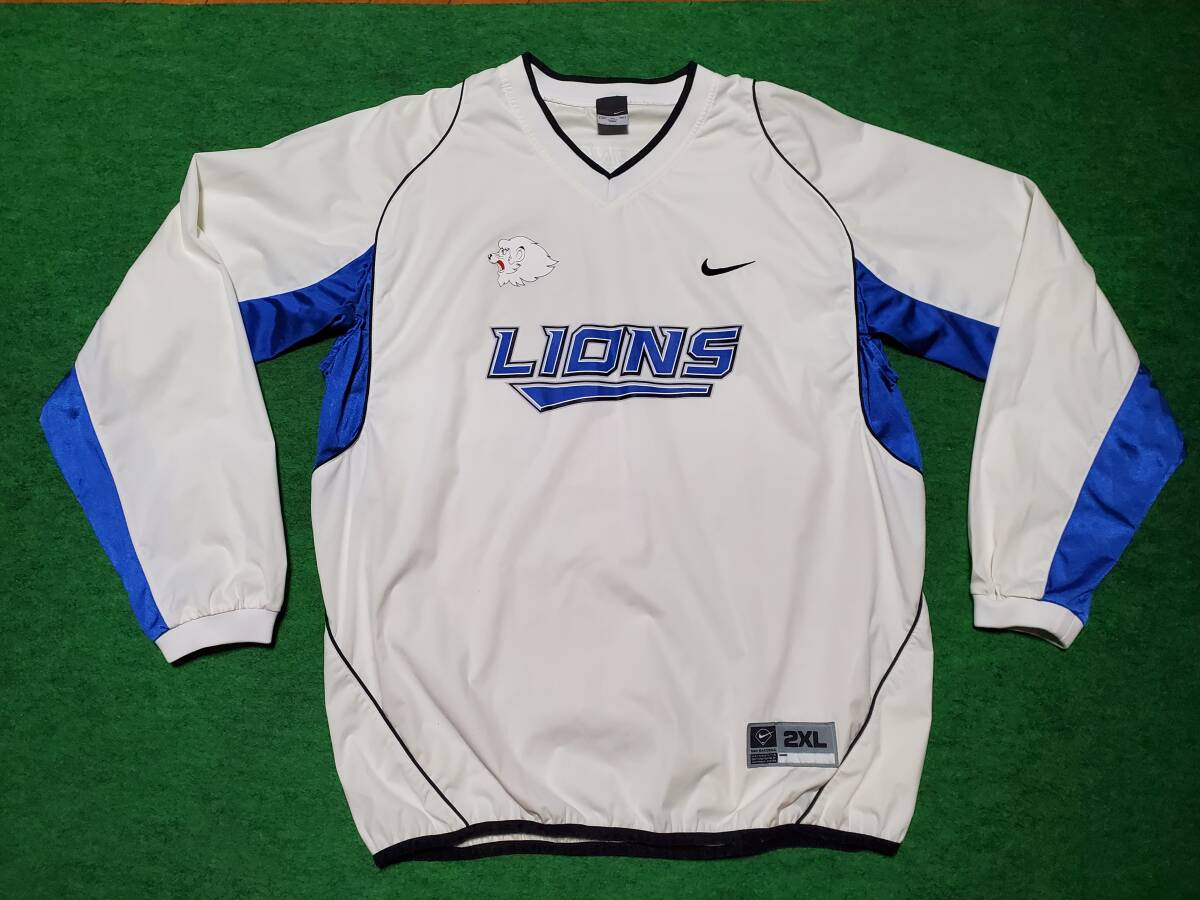 NIKE / 西武ライオンズ 長袖 Vジャン #30 佐藤友亮 / 2XL　ナイキジャパン正規 支給品