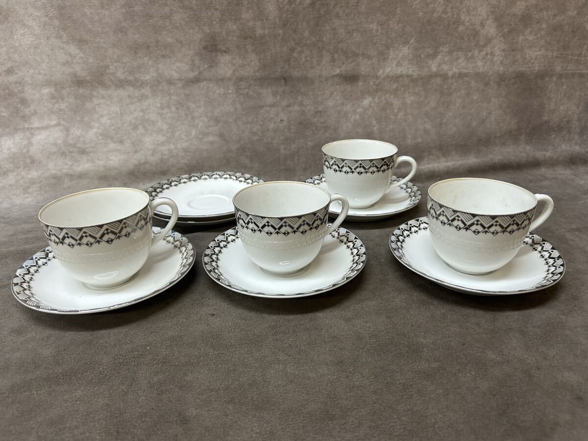 名古屋製陶会社 名陶硬質磁器 Nagoya Seito Kaisha カップ&ソーサー 時代　当時物 古い コレクション 当時物