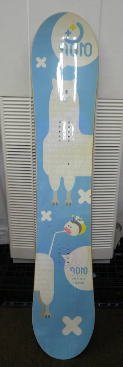 中古　Caonoma＆Beeスノーボード板　　長さ152㎝　【I-563】送料無料（北海道・沖縄・離島・佐川急便中継料金がかかる地域は除く）