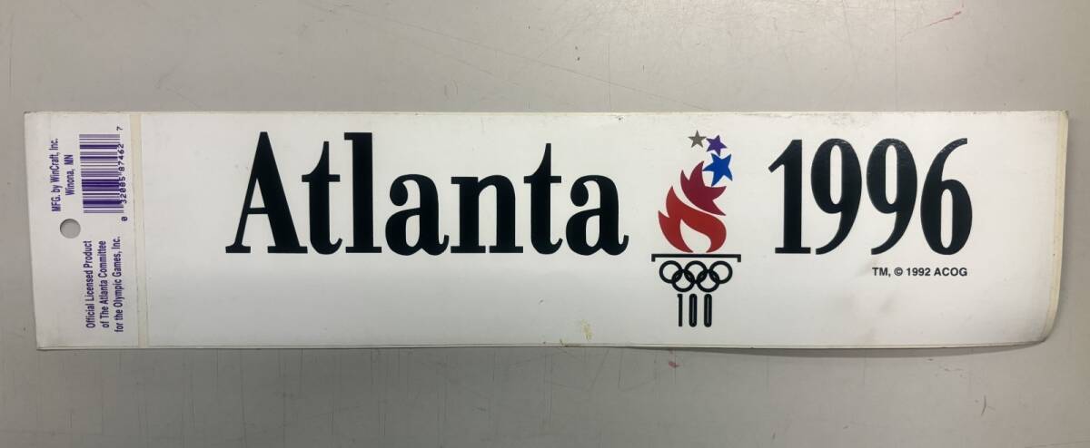 レア品 1996年夏季 アトランタオリンピック 記念ステッカー 74627