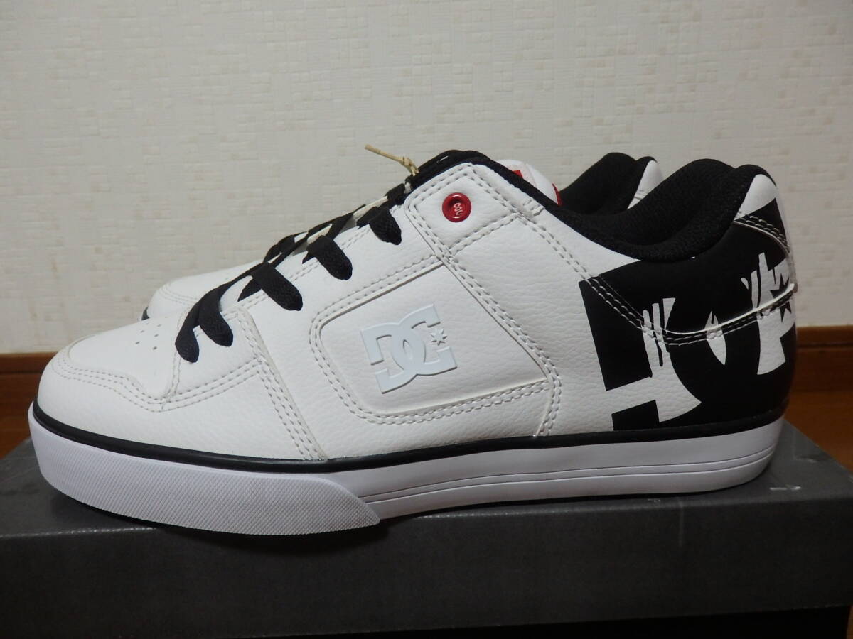 即決☆レア！限定！♪新品未使用 DC SHOES ＤＣシューズ スニーカー PURE SE SN 26.0cm ホワイト ブラック レッド