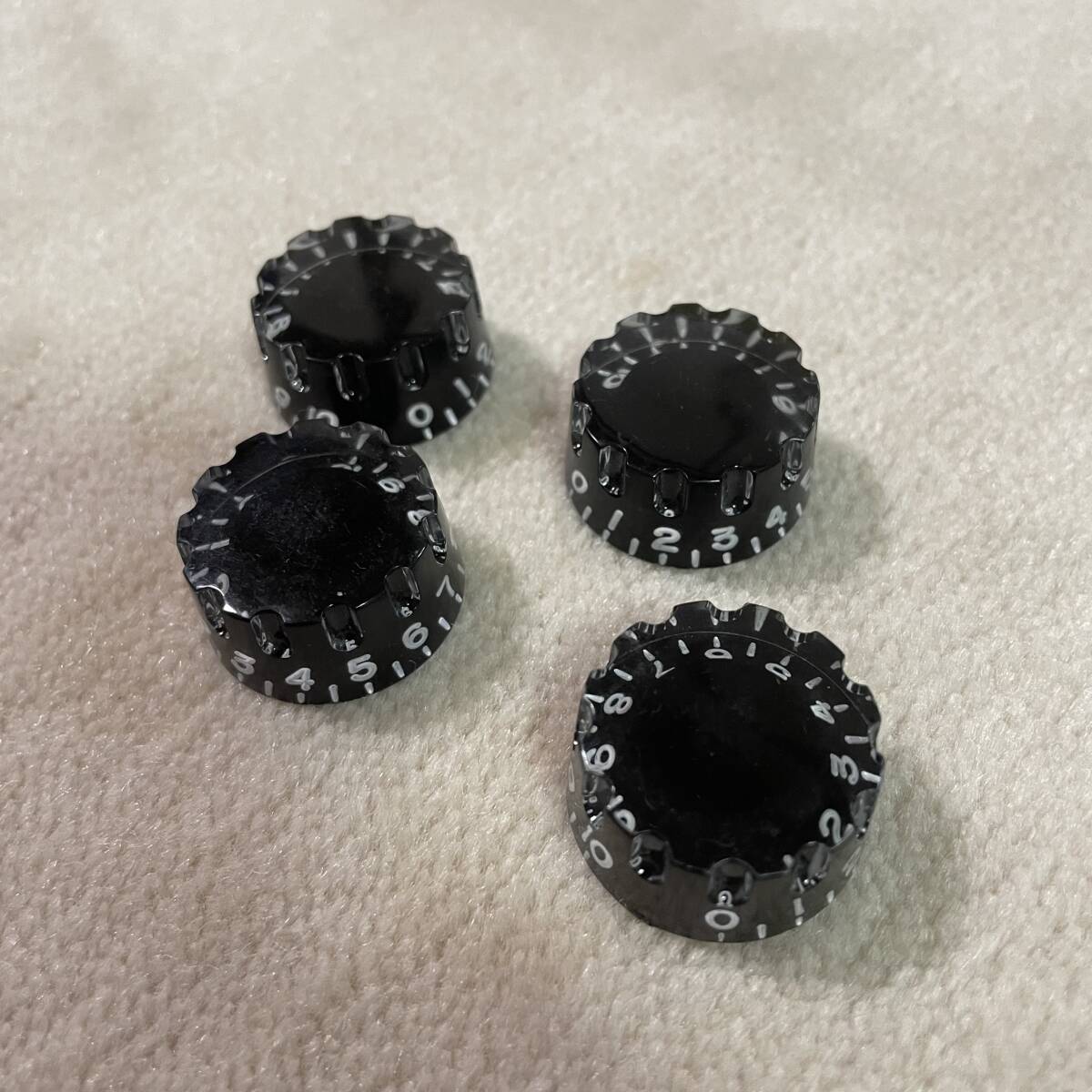 Musiclily Pro ミリ規格 スピードノブ SPEED KNOB BLACK EMG レスポール ギブソン