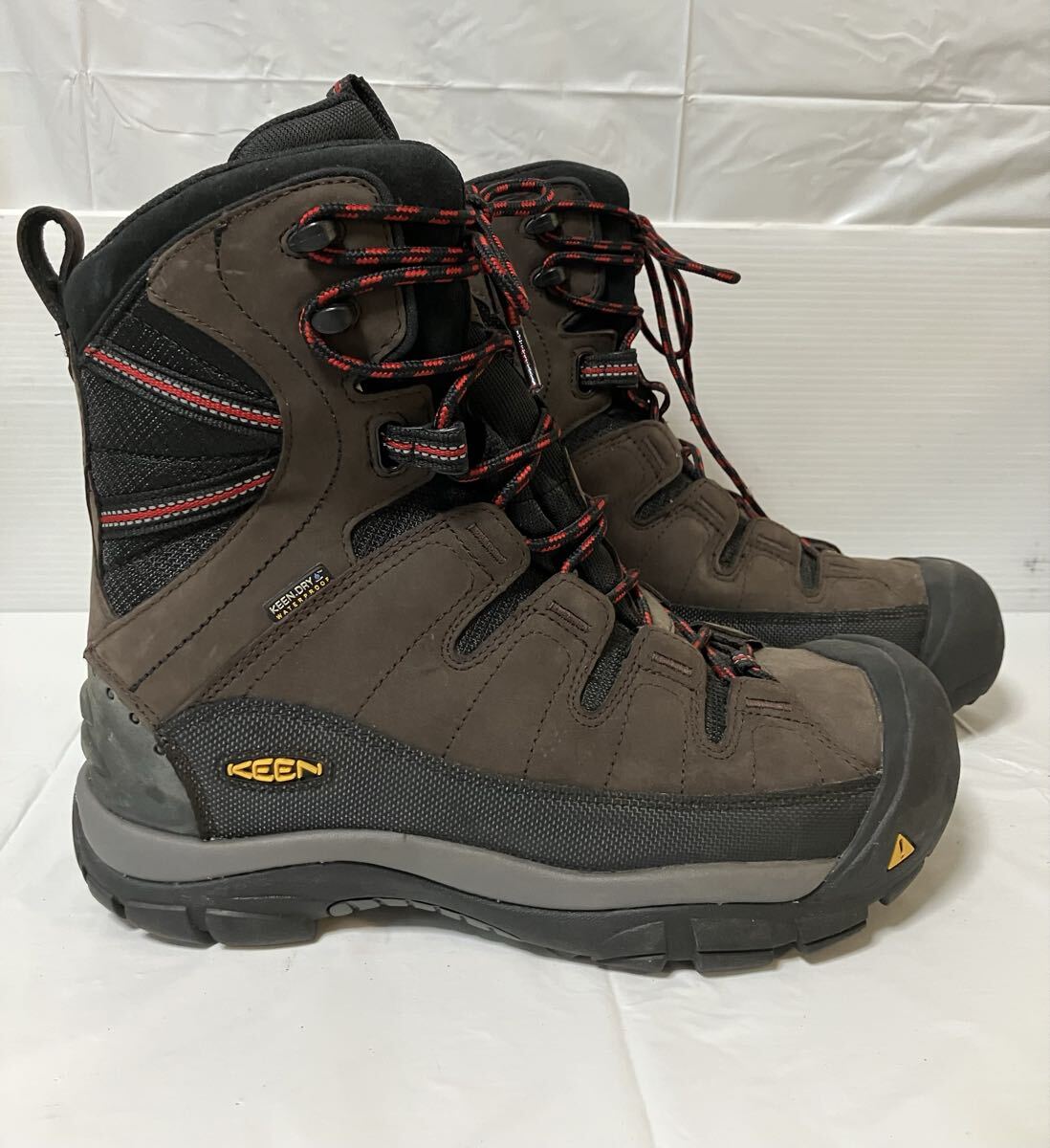 ▲N043▲ KEEN キーン　レースアップブーツ/27cm/ブラウン/#/1021882/SUMMIT COUNTY