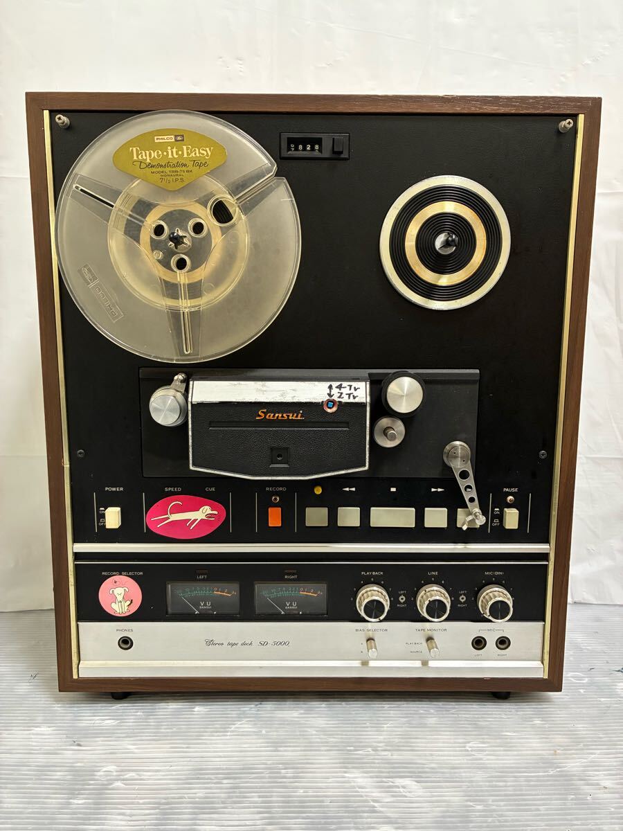 N056 オープンリールデッキ サンスイ SANSUI 山水 SD-5000 ジャンク