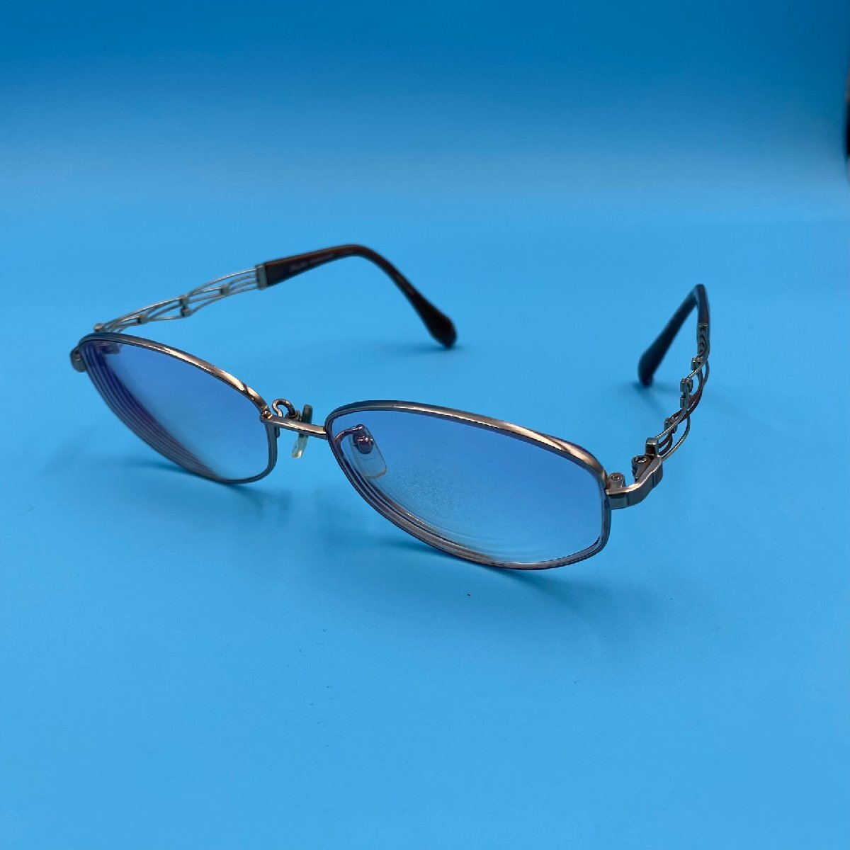 【19067Q124】眼鏡 LineArt CHARMANT ラインアート シャルマン XL1608 BE 53□15-135mm チタン ブラウン 茶色 メガネ フレーム