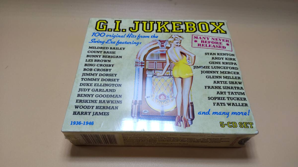【K078】【プラス】未開封 5CD G.I.Jukebox 1936-1946 100 Orignal Hits From Swing Eta