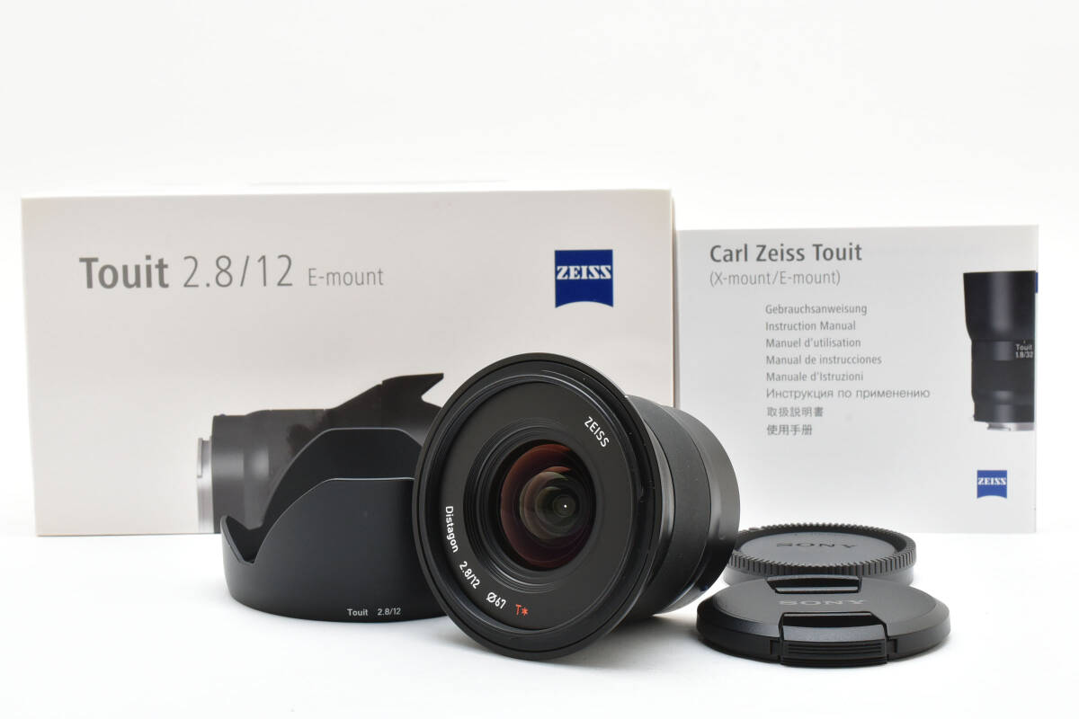 【極上美品★】Carl Zeiss Touit 12mm F2.8 Lens ソニー用 SONY Eマウント#M12128