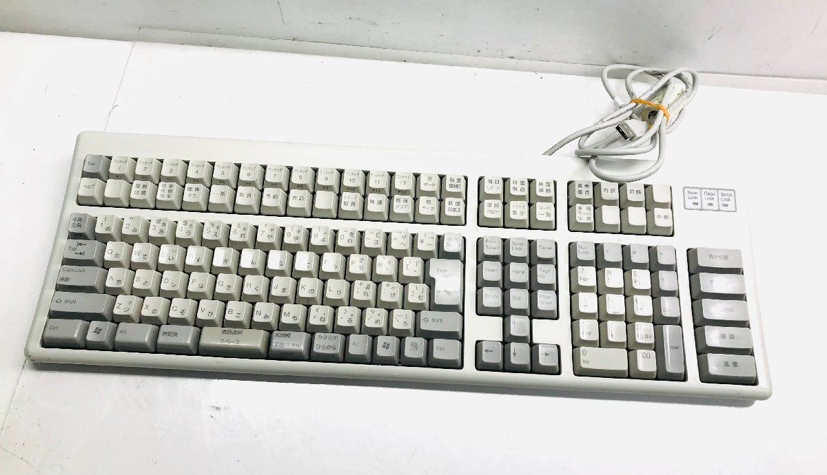 中古動作品　富士通 FUJITSU F9338KE32W 特殊 金融キーボード