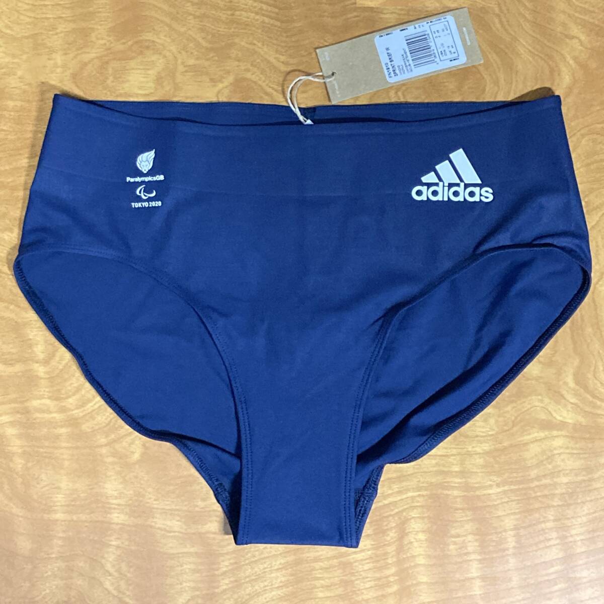 新品 「adidas」 東京2020 パラリンピック チームGB レーシングショーツ　US/Lサイズ ネイビー/陸上競技/ブルマ/ビッグサイズ/