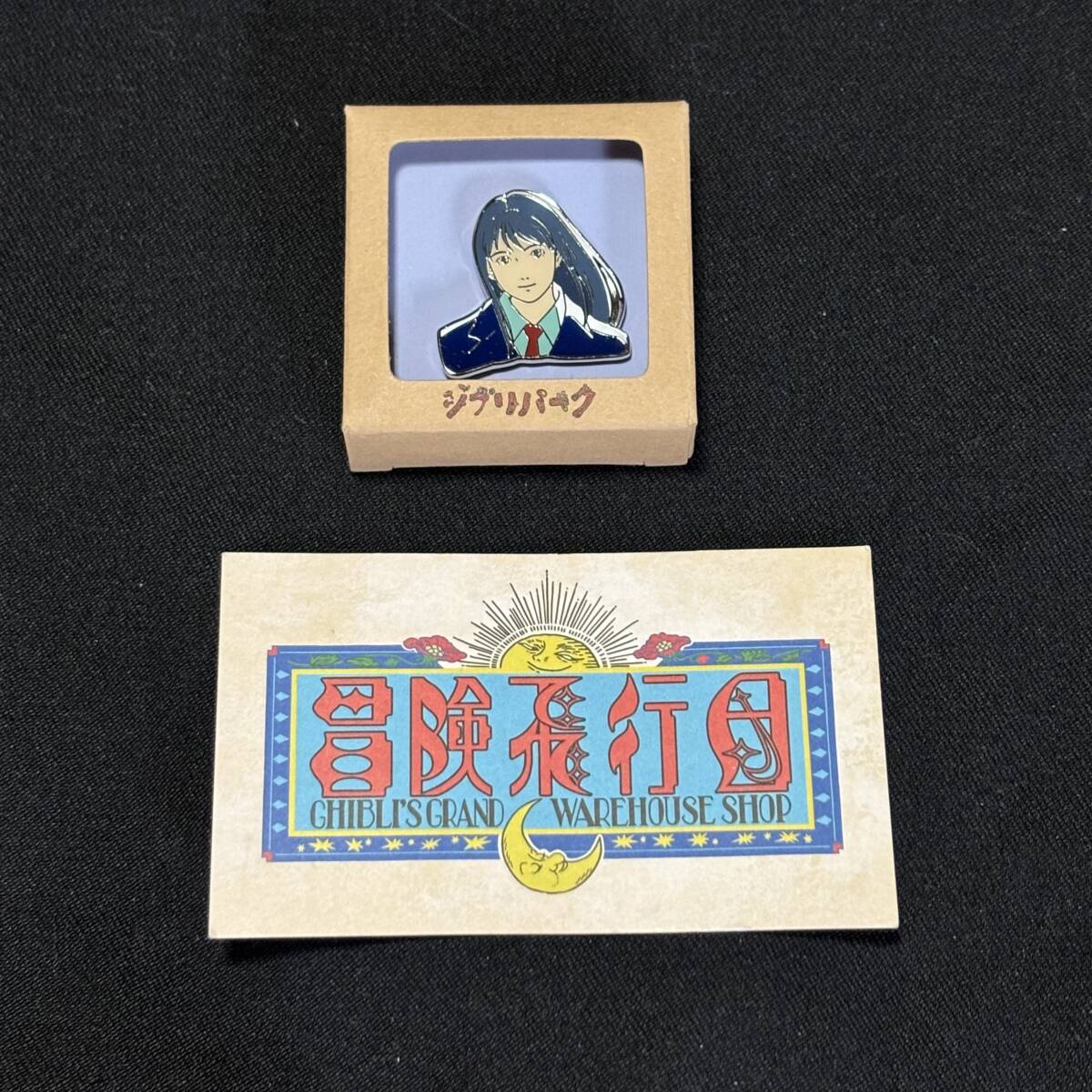 ジブリパーク限定★ 海がきこえる　武藤里伽子　ピンバッジ　ピンズ ◆公式グッズ　スタジオジブリ　冒険飛行団