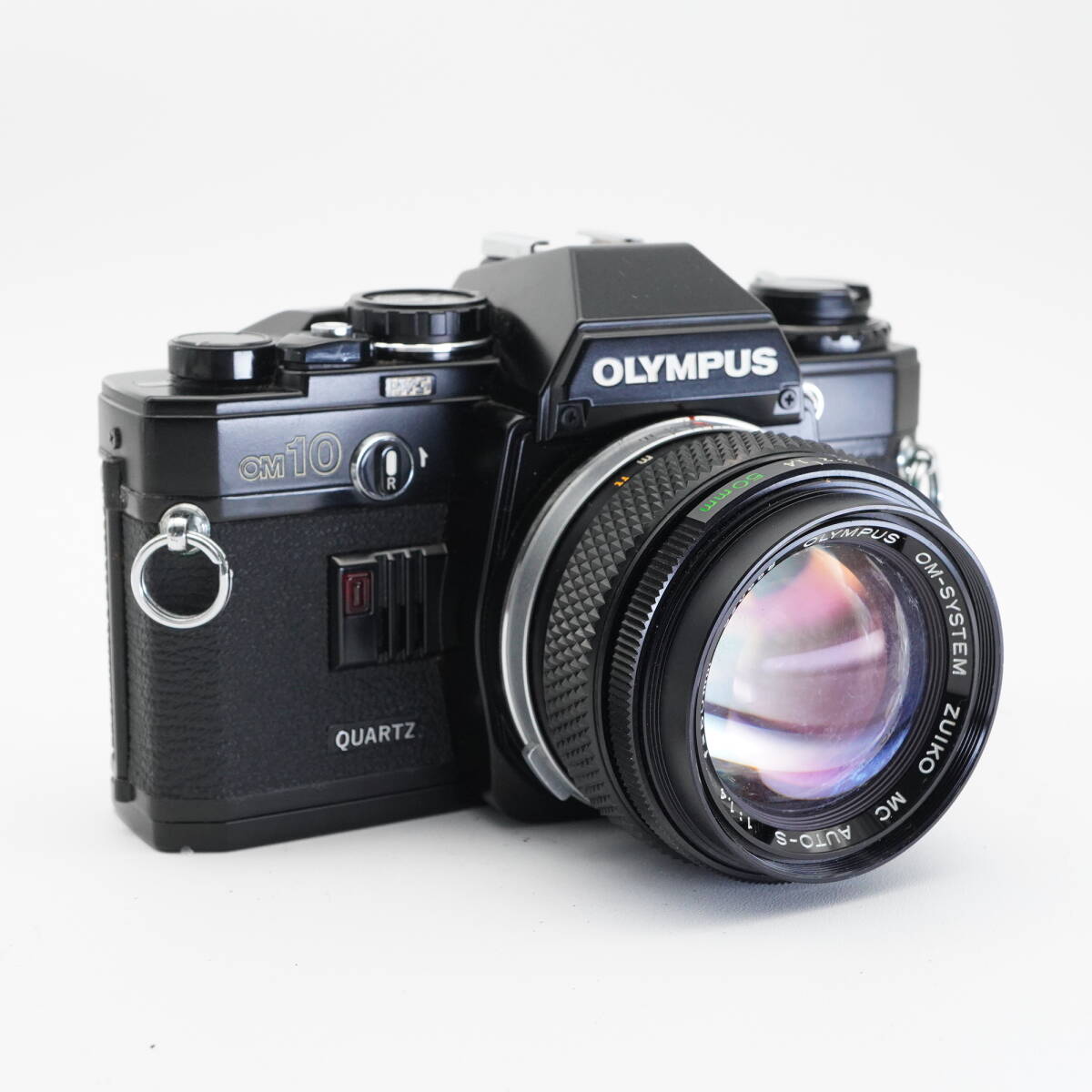 動作確認済 OLYMPUS オリンパス OM10 (シャッターOK 露出OK) ZUIKO MC AUTO-S 50mm F1.4 #AA5666