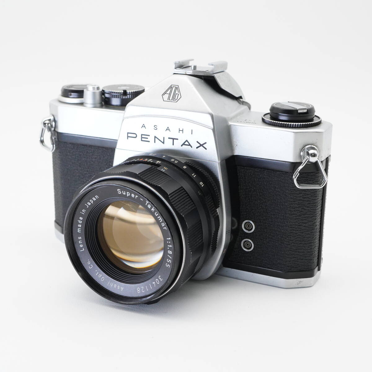 動作品 PENTAX ペンタックス SL (シャッターOK) Super-Takumar 55mm F1.8 フィルム一眼レフカメラ #TC9676