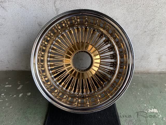 ZENITH ゼニス ワイヤーホイール 14インチ 72スポーク ゴールド 95年製 当時物 中古 インパラ モンテカルロ デイトン