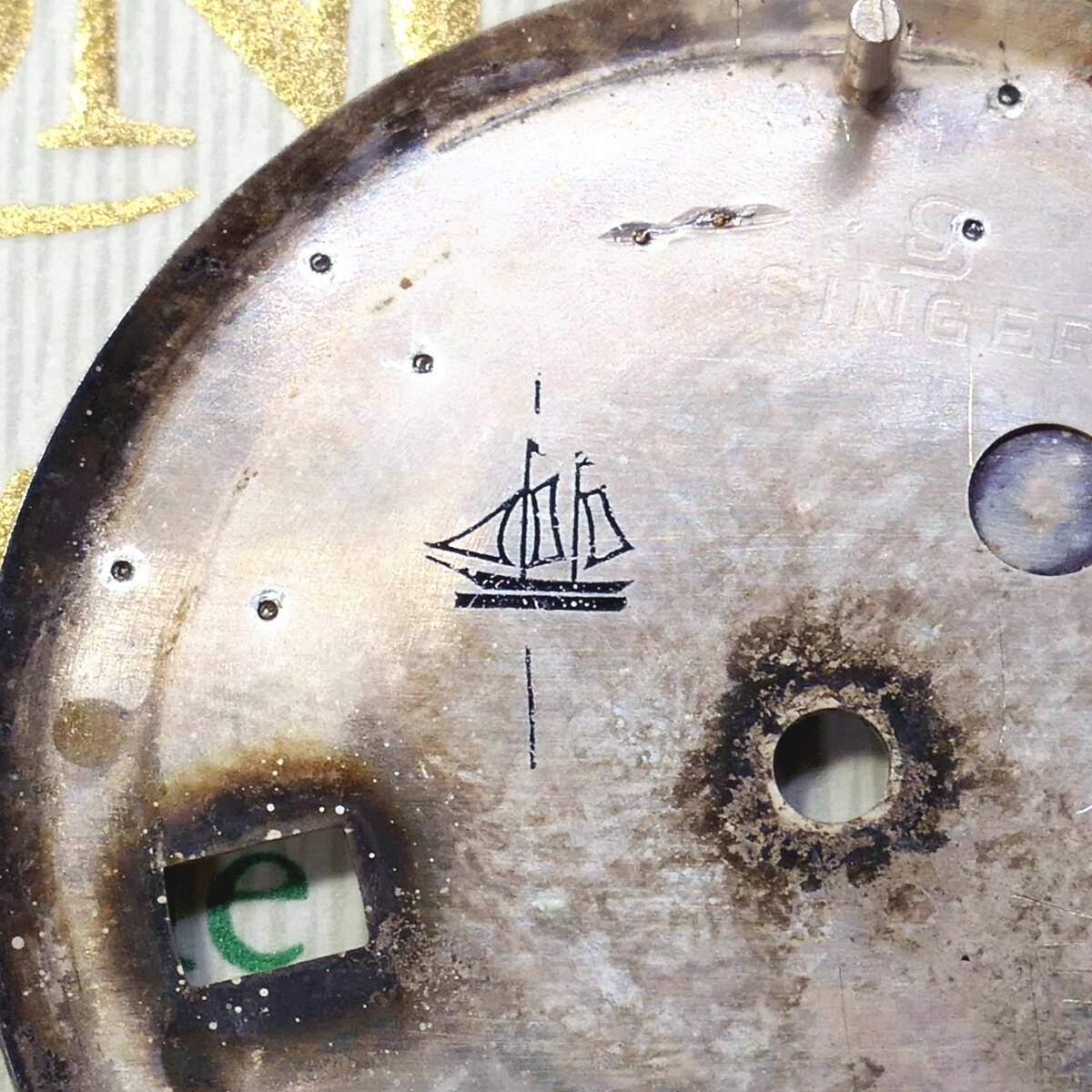 極希少!「帆船刻印」!!■ROLEX純正 デイトジャスト 希少「SINGEＲ」「σシグマ」!■1963年◆78