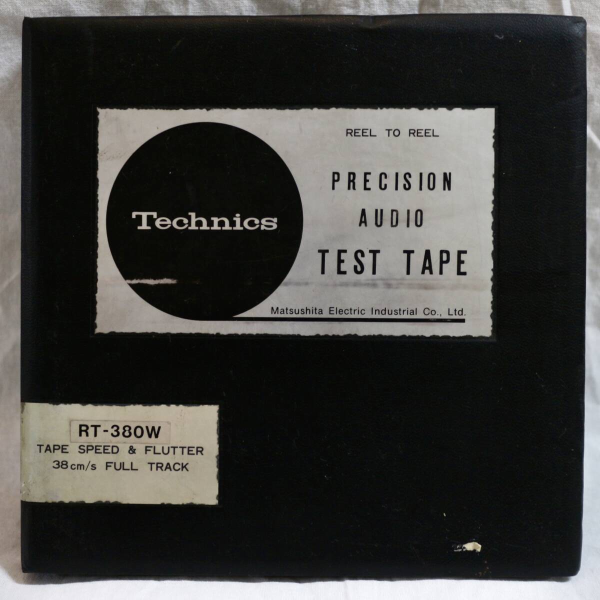 8425【オープンリールテープ】Technics テクニクス PRECISION AUDIO TEST TAPE/RT-380W 