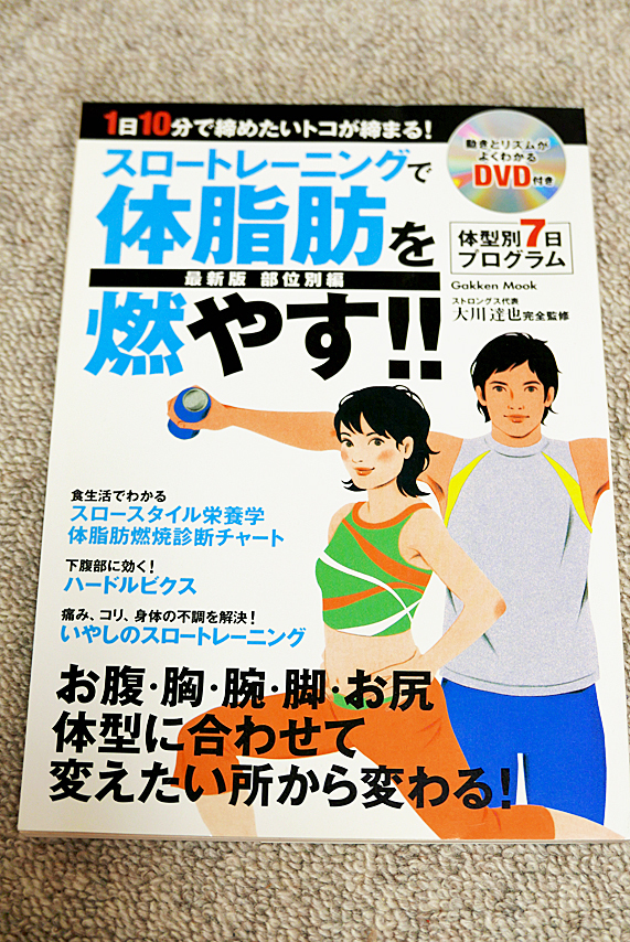 1日10分で締めたいトコが締まる！ スロートレーニングで体脂肪を燃やす！！ 最新版 部位別編 DVD付録