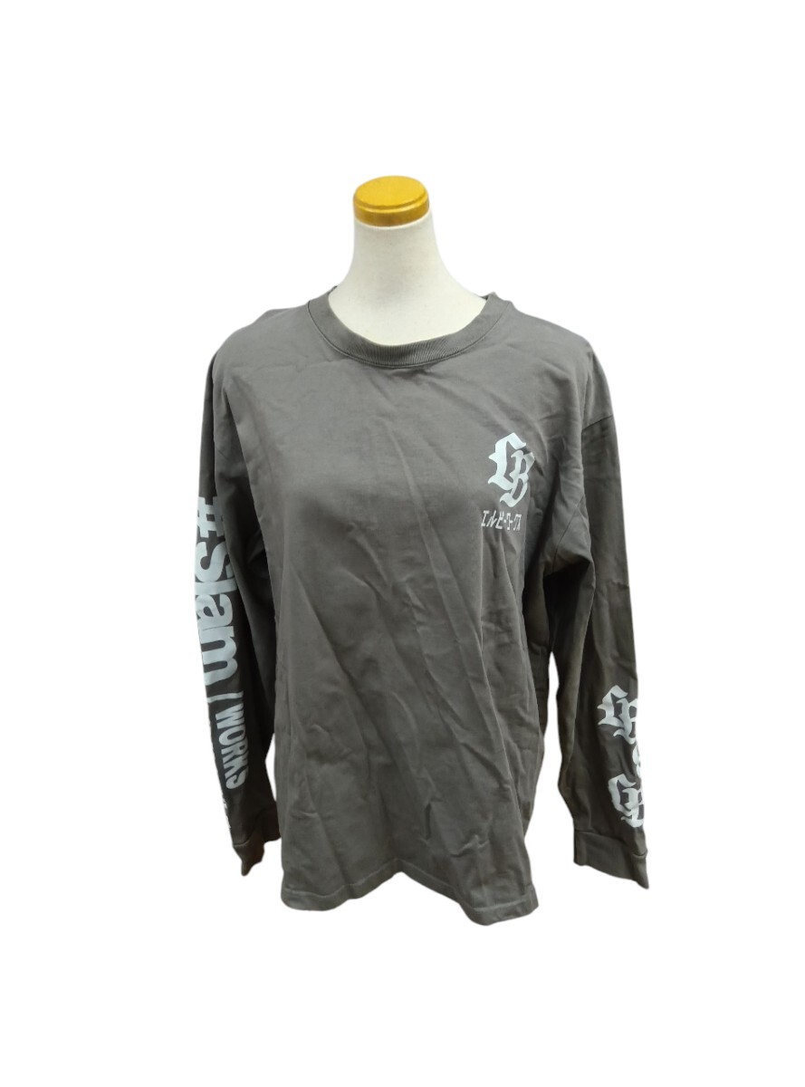 LIBERTY WALK リバティーウォーク バックプリント　 ロング 長袖　JDM Tシャツ size XL/グレー