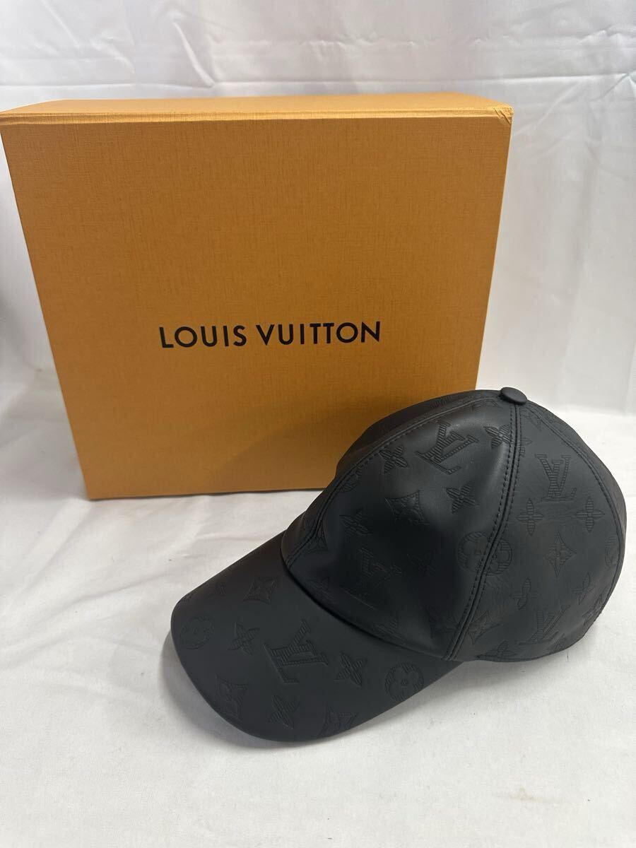 LOUIS VUITTON ルイヴィトン 帽子 キャップ モノグラム シャドウ ブラック M76581 AL1214 