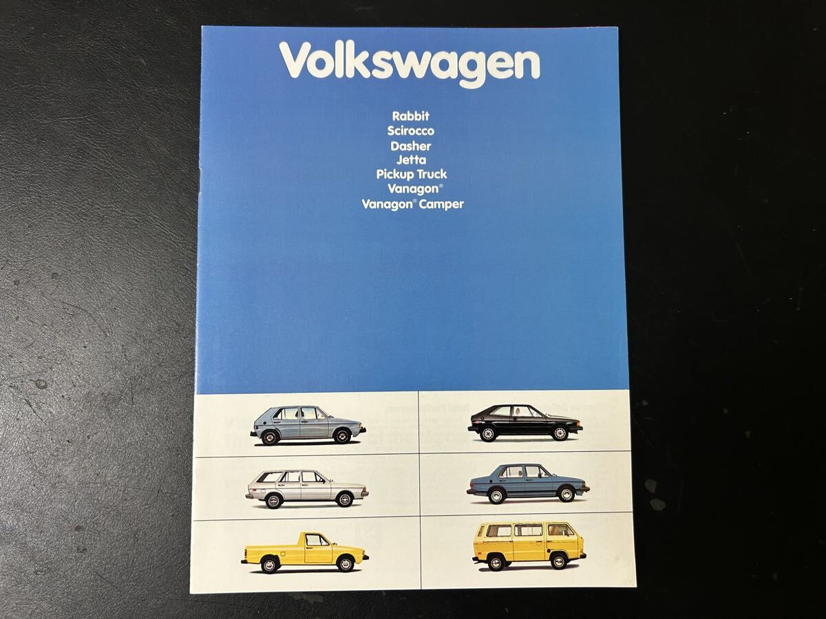 水冷　VW ラビット　バナゴン　キャンパー　アメリカ　カタログ　英語版　1981年モデル　