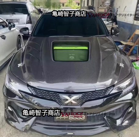 トヨタ マークX 2010～2013年 XSJスタイル ボンネットフード-FRP製・未塗装