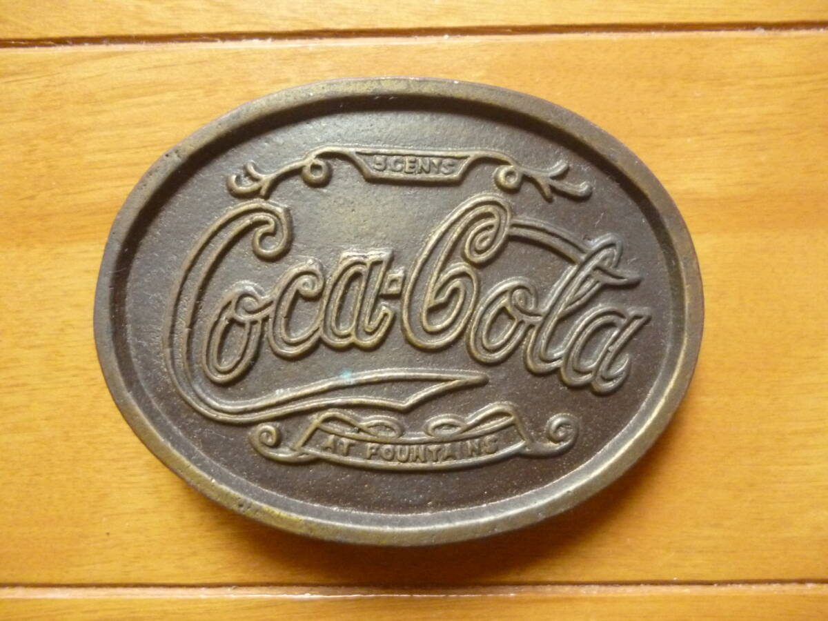 希少・未使用／コカ・コーラ　バックル　1個／ビンテージ　Coca-Cola　