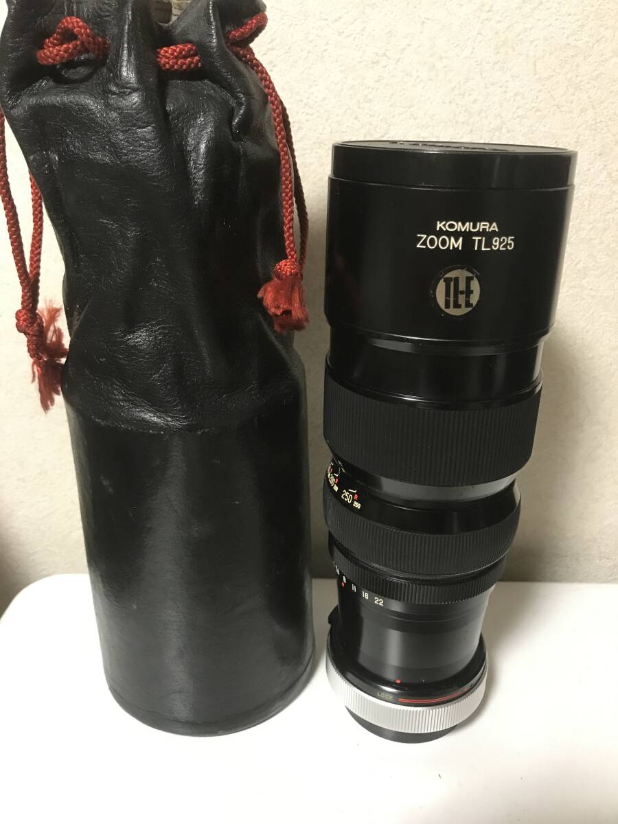 現状品　KOMURA ZOOM TL925 TL-E 1:4.5 f＝90〜250mm コムラー　【4CM6080503】
