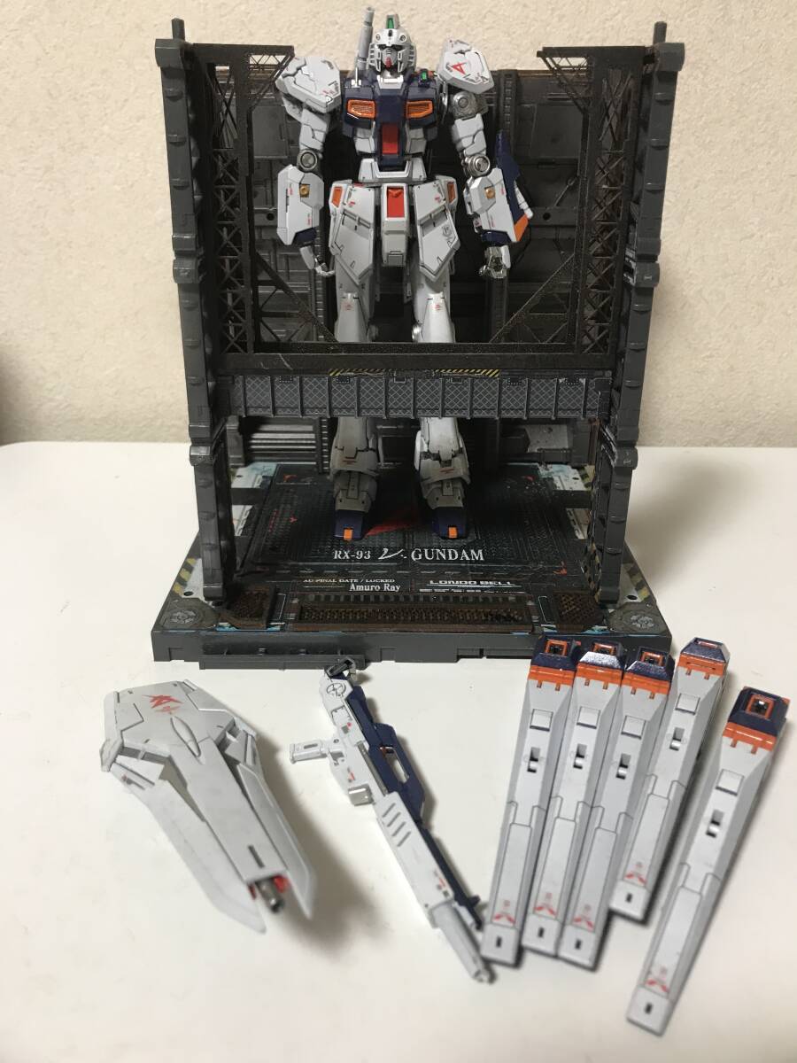 ジャンク　現状品　RX-93 ν-GUNDAM ニューガンダム　Vアンテナ欠品【US6081905】