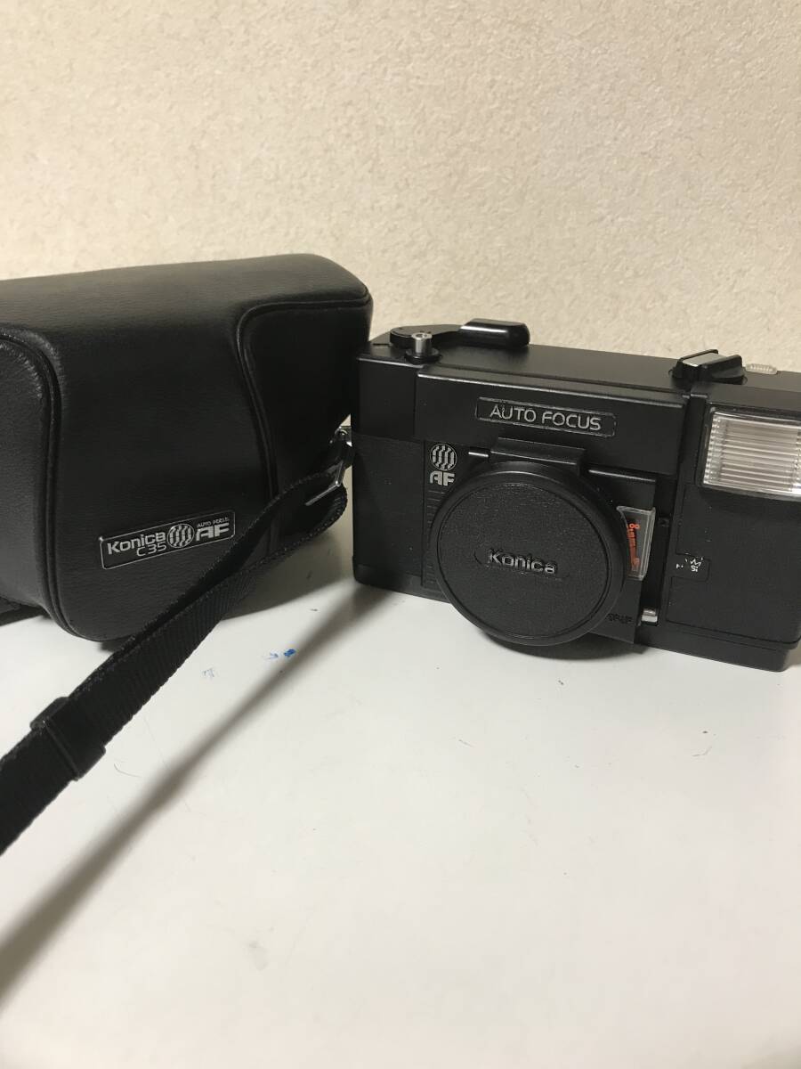 ジャンク　Konica コニカ　C35 AF 破損あり　38mm F2.8 46φ 【4CM6082202】