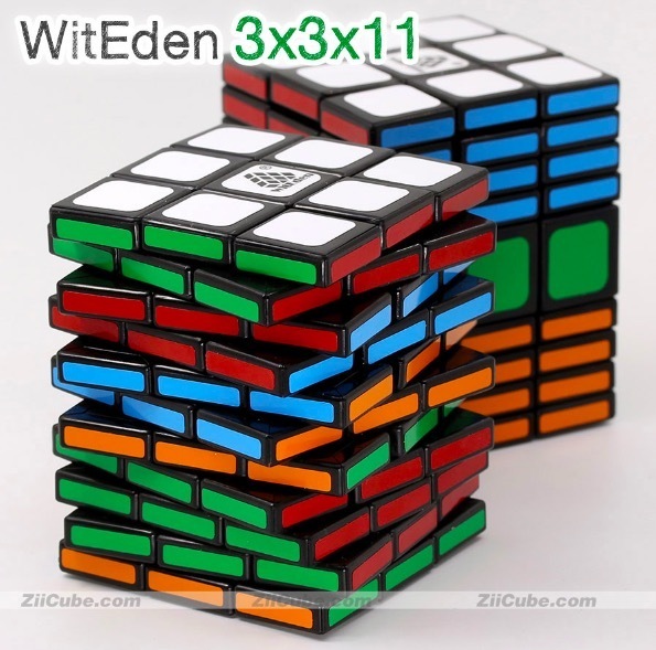 パズルマジックキューブwitedenキューブ3x3x11　異色のキューブ