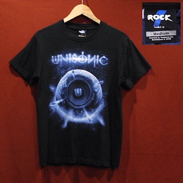 UNISONIC ユニソニック World Tour 2012 オフィシャル ライブ ツアー Tシャツ 黒 M サイズ