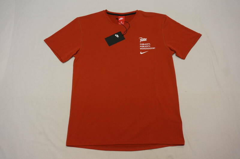 NIKE x PATTA /AH6490-630★新品/未使用 ナイキ パタ コラボ Tシャツ TEE サイズS レッド系 /コラボレーション 国内正規品