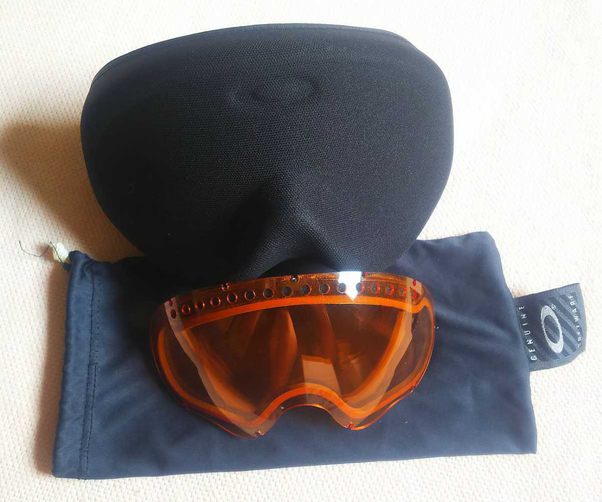 OAKLEY オークリー A FRAME 交換用レンズ パーシモン オマケ付き。