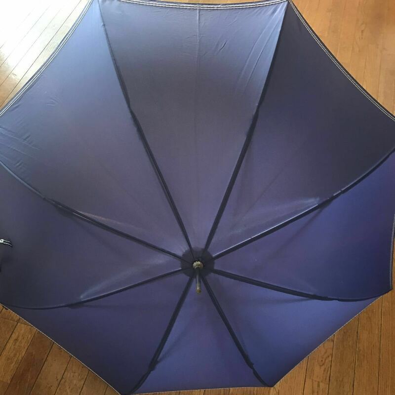 レディースジャンプ雨傘うす紫色