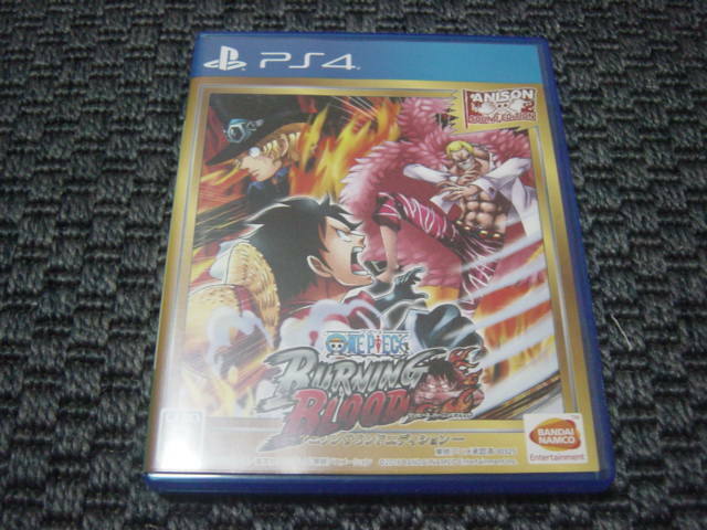 中古PS4:ワンピース　バーニングブラッド　アニソンサウンドエディション　ONE PIECE BURNING BLOOD