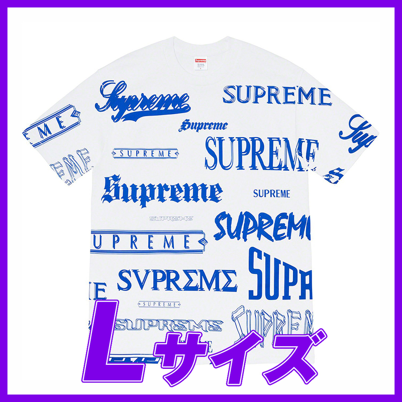 1291　Supreme Multi LogoTee White L/シュプリーム　マルチロゴ　Tee　白　L　2020FW