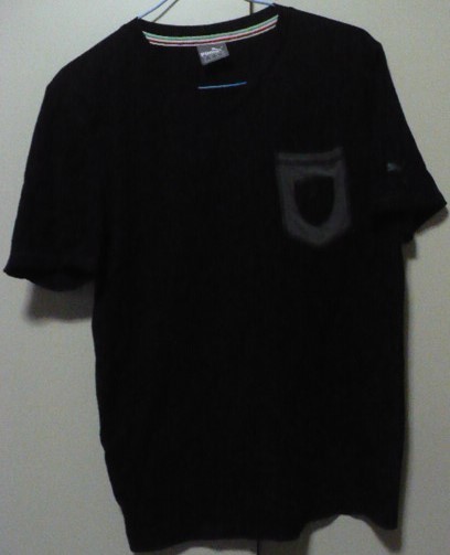 PUMA(プーマ)製×Ferrari(フェラーリ)Ｔシャツ　Ｓ？　黒　568438