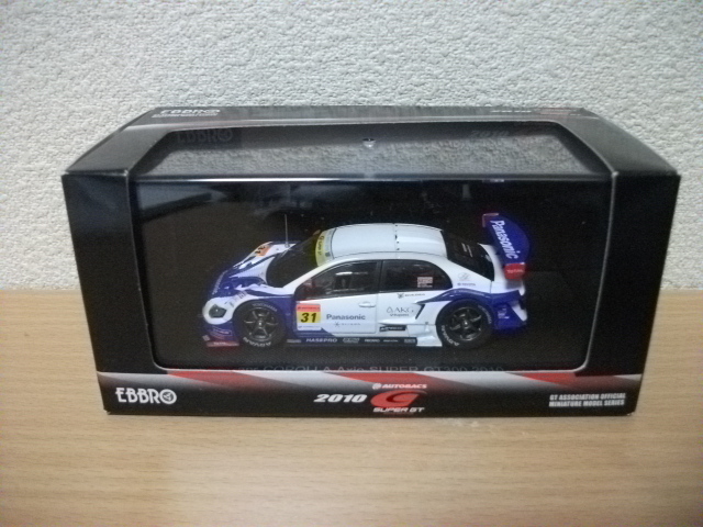 ◇エブロ　1/43　SUPER GT300 2010　apr COROLLA Axio　カローラ　アクシオ◇