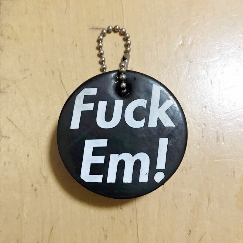 Supreme 09AW Fuck Em! Puffy Keychain シュプリーム パフィー パフ キーホルダー キーチェーン 黒 Black