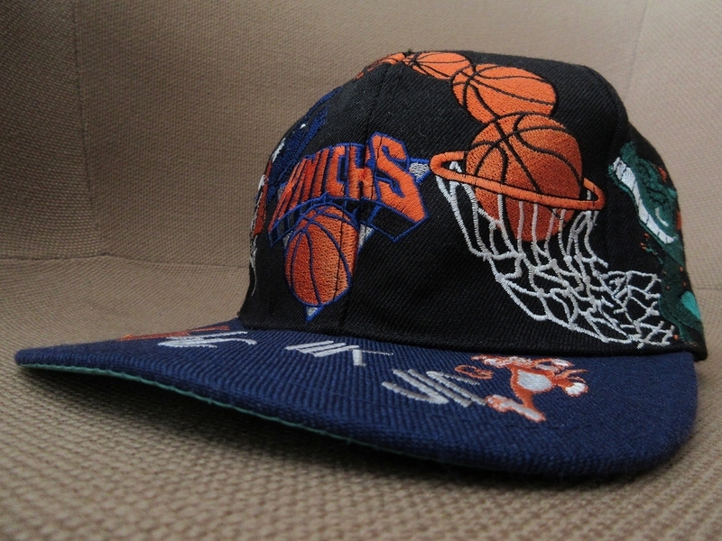 90's New York Knicks トゥイーティー シルベスター キャップ ニューヨーク ニックスCAPルーニーテューンズNYC NBAユーイングPatrick Ewing