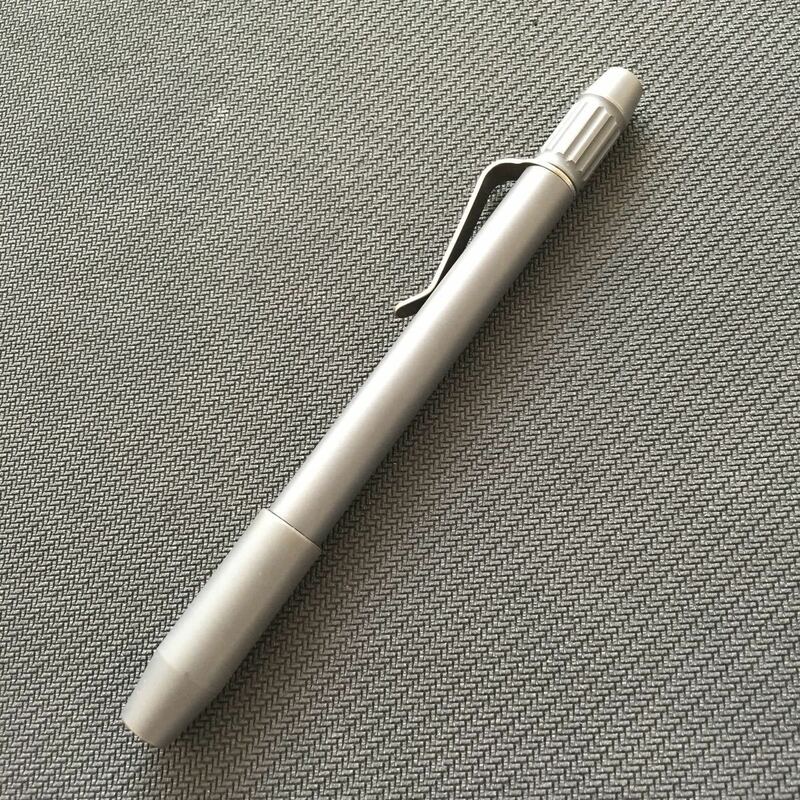 Titanium magnetic pen fluted shorty 検)チタニウム EDC gadget