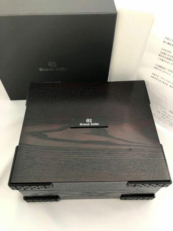 グランドセイコー 世界限定30個 60周年キャンペーン当選品　特製ボックス　時計BOX 3本用　未使用品　非売品 時計ケース GRAND SEIKO 