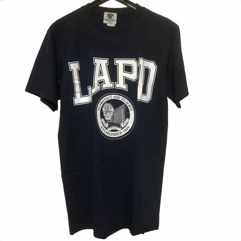 LAPD ロサンゼルス市警 Tシャツ M ネイビー