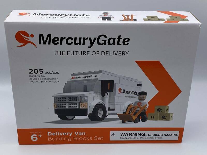 First Gear Mercury Gate Delivery Van Block Toy 205pcs / ファーストギア デリバリーバン レゴ風 ブロック おもちゃ 205ピース