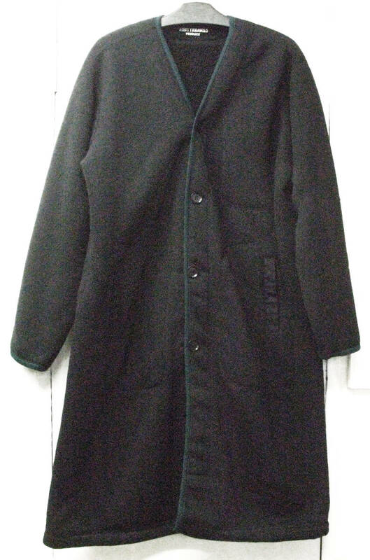 ヨウジヤマモト プールオム：裏起毛 パイピング ロング ジャケット （ コート 秋冬 Yohji Yamamoto pour Homme Long Jacket Coat