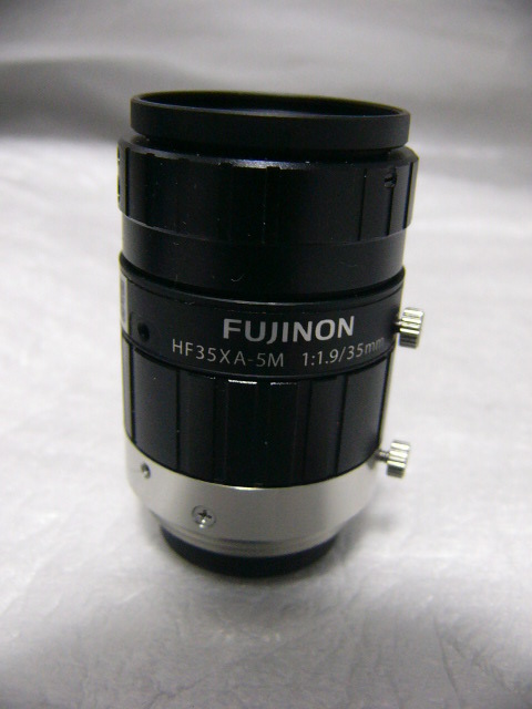 ★美品★ FUJINON HF35XA-5M 35mm/F1.9 高品質Cマウントレンズ 500万画素解像度 2/3"型
